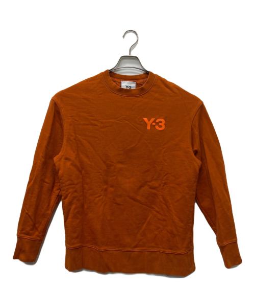 Y-3（ワイスリー）Y-3 (ワイスリー) CHEST LOGO C SWEATSHIRT オレンジ サイズ:ＸＳの古着・服飾アイテム