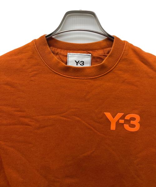 Y-3（ワイスリー）Y-3 (ワイスリー) CHEST LOGO C SWEATSHIRT オレンジ サイズ:ＸＳの古着・服飾アイテム