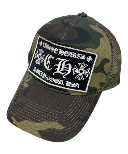 CHROME HEARTS（クロムハーツ）CHROME HEARTS (クロムハーツ) TRUCKER CAP グリーン サイズ:-の古着・服飾アイテム
