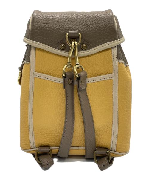 DOONEY&BOURKE（ドゥーニーアンドバーク）DOONEY&BOURKE (ドゥーニーアンドバーク) ミニリュック ブラウン×イエローの古着・服飾アイテム