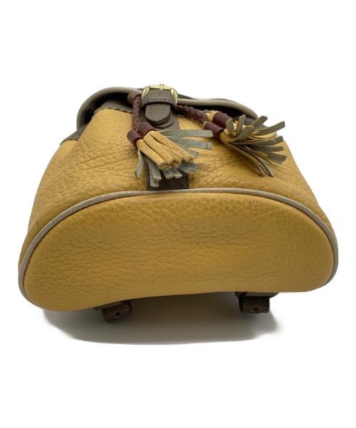 DOONEY&BOURKE（ドゥーニーアンドバーク）DOONEY&BOURKE (ドゥーニーアンドバーク) ミニリュック ブラウン×イエローの古着・服飾アイテム