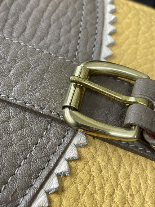 DOONEY&BOURKE（ドゥーニーアンドバーク）DOONEY&BOURKE (ドゥーニーアンドバーク) ミニリュック ブラウン×イエローの古着・服飾アイテム