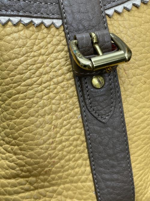 DOONEY&BOURKE（ドゥーニーアンドバーク）DOONEY&BOURKE (ドゥーニーアンドバーク) ミニリュック ブラウン×イエローの古着・服飾アイテム