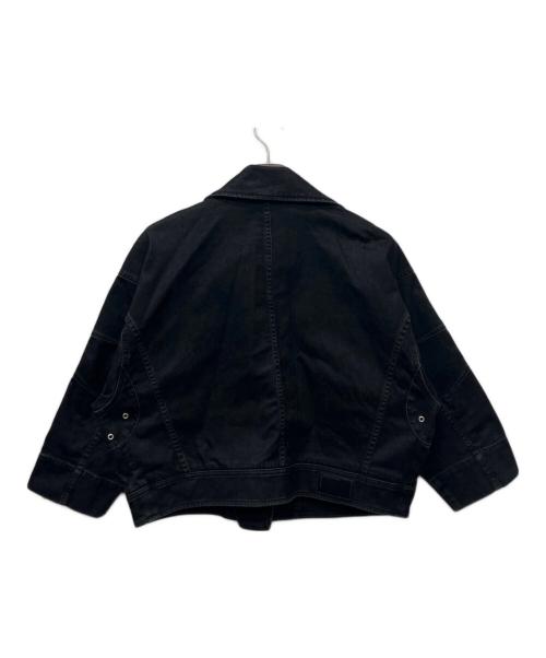 DIESEL Black Gold（ディーゼル ブラック ゴールド）DIESEL Black Gold (ディーゼル ブラック ゴールド) ダブルライダースジャケット ブラック サイズ:３６の古着・服飾アイテム