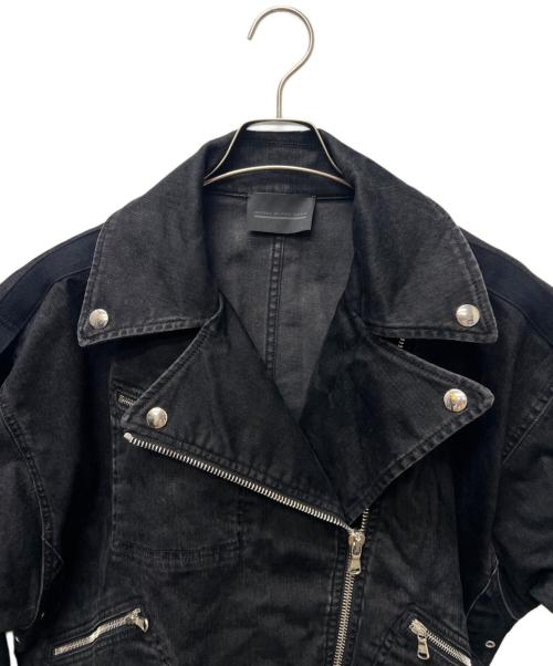 DIESEL Black Gold（ディーゼル ブラック ゴールド）DIESEL Black Gold (ディーゼル ブラック ゴールド) ダブルライダースジャケット ブラック サイズ:３６の古着・服飾アイテム