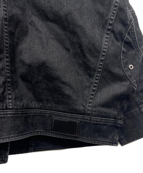 DIESEL Black Gold（ディーゼル ブラック ゴールド）DIESEL Black Gold (ディーゼル ブラック ゴールド) ダブルライダースジャケット ブラック サイズ:３６の古着・服飾アイテム