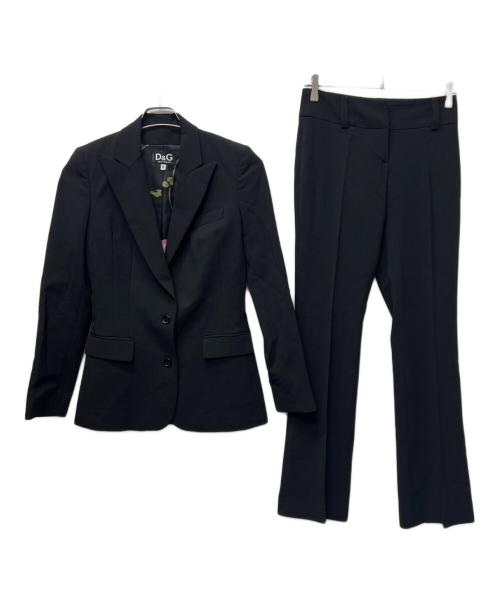 DOLCE & GABBANA（ドルチェ＆ガッバーナ）DOLCE & GABBANA (ドルチェ＆ガッバーナ) パンツスーツ ブラック サイズ:３８の古着・服飾アイテム