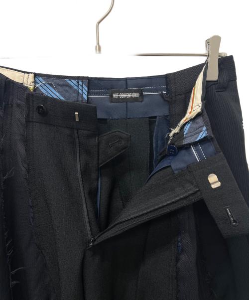 NOT CONVENTIONAL（ノットコンヴェンショナル）NOT CONVENTIONAL (ノットコンヴェンショナル) ドッキング袴パンツ ネイビー サイズ:ーの古着・服飾アイテム