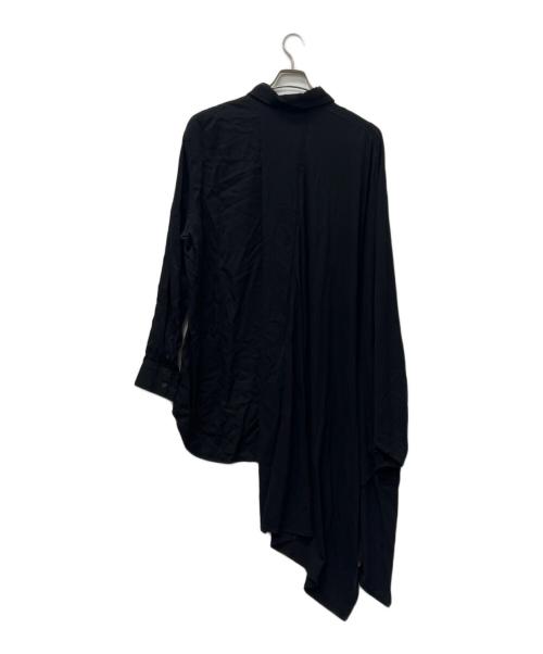 GROUND Y（グラウンドワイ）GROUND Y (グラウンドワイ) マントドッキングシャツ ブラック サイズ:３の古着・服飾アイテム