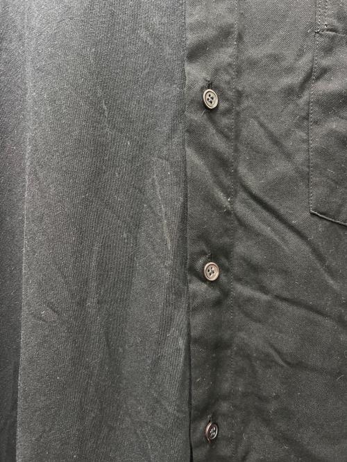 GROUND Y（グラウンドワイ）GROUND Y (グラウンドワイ) マントドッキングシャツ ブラック サイズ:３の古着・服飾アイテム