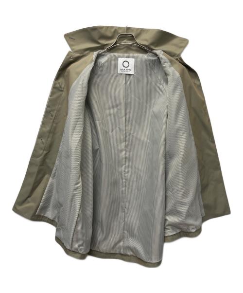 MARW UNITED ARROWS（マルゥ ユナイテッドアローズ）MARW UNITED ARROWS (マルゥ ユナイテッドアローズ) ステンカラーコート ベージュ サイズ:３６の古着・服飾アイテム