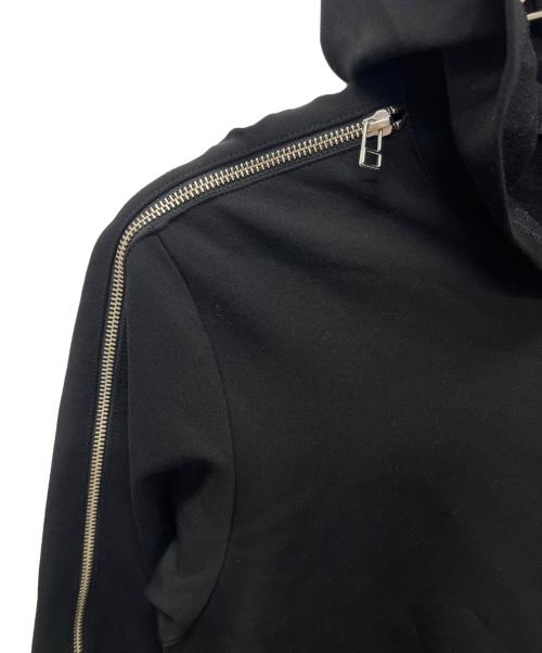 LIMI feu（リミフゥ）LIMI feu (リミフゥ) ジップデザインロングパーカー ブラック サイズ:Ｓの古着・服飾アイテム