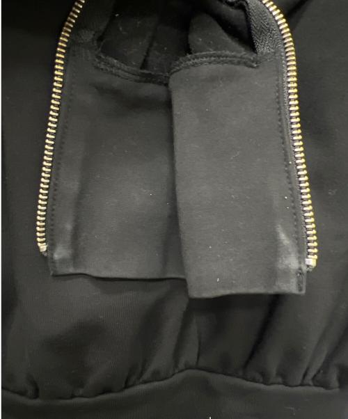LIMI feu（リミフゥ）LIMI feu (リミフゥ) ジップデザインロングパーカー ブラック サイズ:Ｓの古着・服飾アイテム