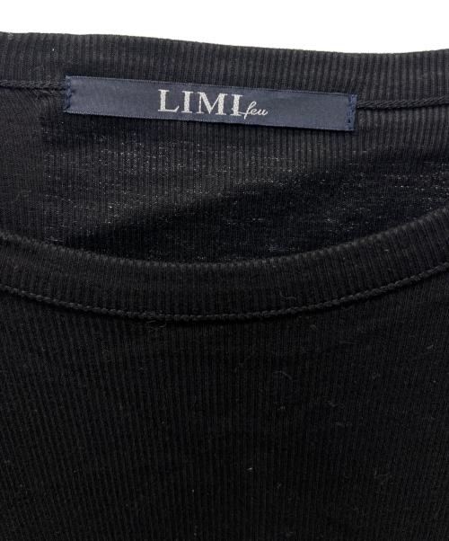 LIMI feu（リミフゥ）LIMI feu (リミフゥ) カットソーワンピース ブラック サイズ:Ｓの古着・服飾アイテム