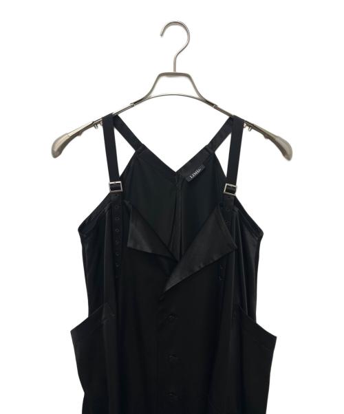 LIMI feu（リミフゥ）LIMI feu (リミフゥ) サテンロングジレワンピ ブラック サイズ:Ｓの古着・服飾アイテム