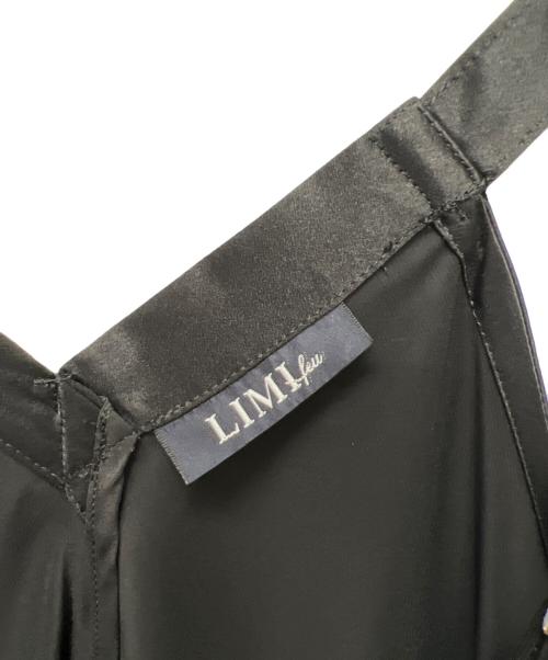 LIMI feu（リミフゥ）LIMI feu (リミフゥ) サテンロングジレワンピ ブラック サイズ:Ｓの古着・服飾アイテム
