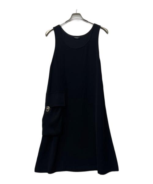 LIMI feu（リミフゥ）LIMI feu (リミフゥ) ノースリーブワンピース ブラック サイズ:Ｓの古着・服飾アイテム