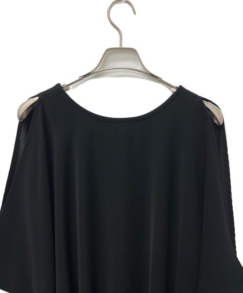 LIMI feu（リミフゥ）LIMI feu (リミフゥ) 変形ノースリーブワンピース ブラック サイズ:Ｓの古着・服飾アイテム