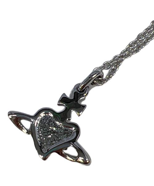 Vivienne Westwood（ヴィヴィアンウエストウッド）Vivienne Westwood (ヴィヴィアンウエストウッド) ハートモチーフネックレス レッドの古着・服飾アイテム