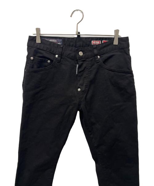 DSQUARED2（ディースクエアード）DSQUARED2 (ディースクエアード) Skater Jean Bull ブラック サイズ:４６の古着・服飾アイテム