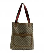 GUCCIグッチ）の古着「トートバッグ」｜ベージュ