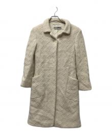 JIL SANDER（ジルサンダー）の古着「アンゴラブレンドコート」｜ホワイト