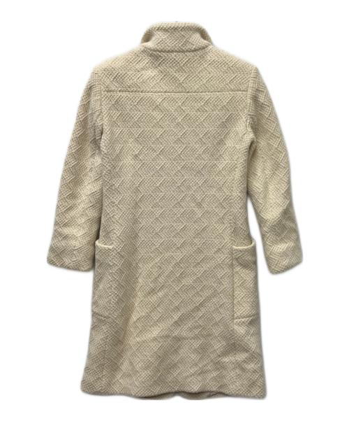 JIL SANDER（ジルサンダー）JIL SANDER (ジルサンダー) アンゴラブレンドコート ホワイト サイズ:３４の古着・服飾アイテム