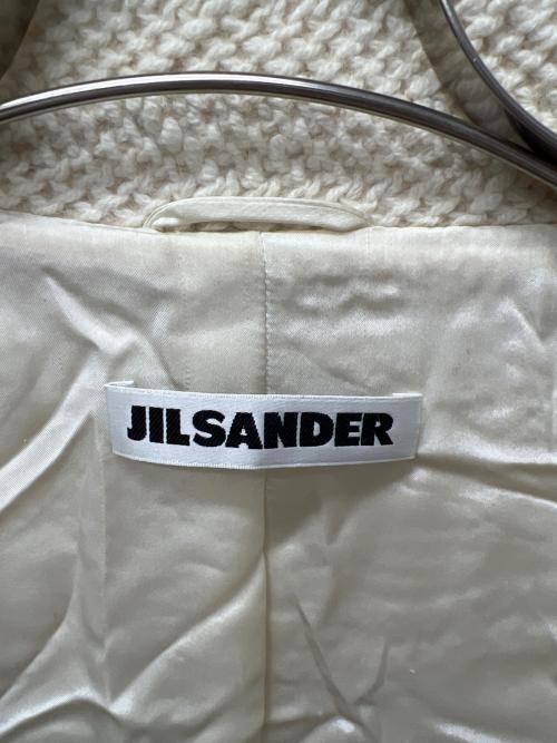 JIL SANDER（ジルサンダー）JIL SANDER (ジルサンダー) アンゴラブレンドコート ホワイト サイズ:３４の古着・服飾アイテム