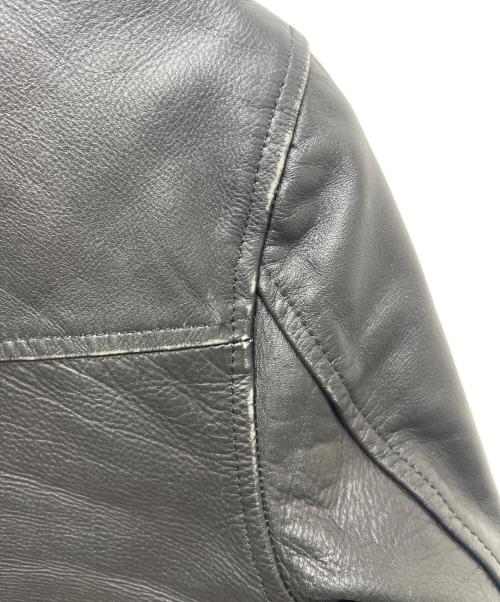 HORN WORKS（ホーンワークス）HORN WORKS (ホーンワークス) ダブルライダースジャケット ブラック サイズ:3Lの古着・服飾アイテム