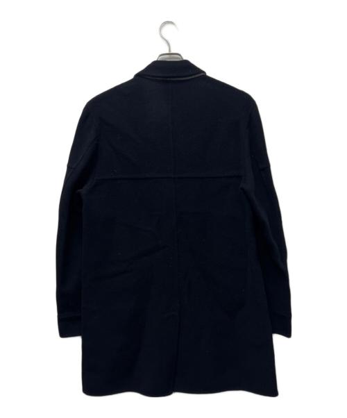 VALSTAR（ヴァルスター）VALSTAR (ヴァルスター) ウールステンカラーコート ネイビー×グレー サイズ:52の古着・服飾アイテム