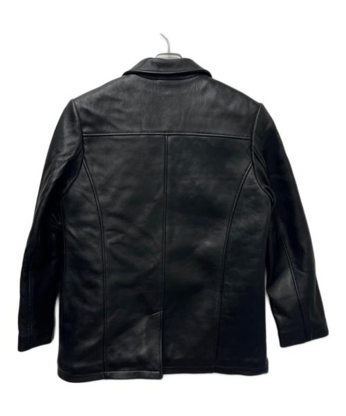 Liugoo Leathers（リューグーレザーズ）Liugoo Leathers (リューグーレザーズ) ピーコート ブラック サイズ:Ｌの古着・服飾アイテム