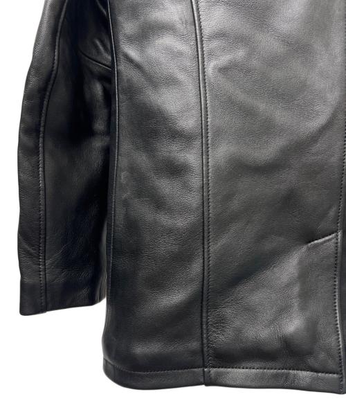Liugoo Leathers（リューグーレザーズ）Liugoo Leathers (リューグーレザーズ) ピーコート ブラック サイズ:Ｌの古着・服飾アイテム