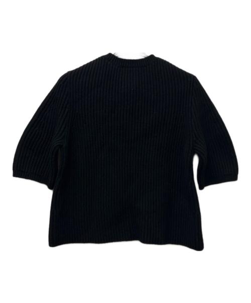 DRAWER（ドゥロワー）DRAWER (ドゥロワー) フレアスリーブニット ブラック サイズ:１の古着・服飾アイテム
