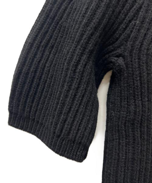 DRAWER（ドゥロワー）DRAWER (ドゥロワー) フレアスリーブニット ブラック サイズ:１の古着・服飾アイテム