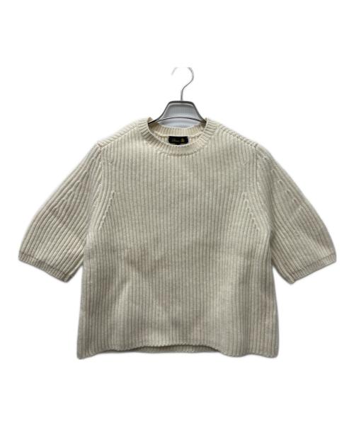 DRAWER（ドゥロワー）DRAWER (ドゥロワー) フレアスリーブニット アイボリー サイズ:１の古着・服飾アイテム