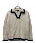 theory（セオリー）の古着「WAVE BOUCLE OW LS PULLOVE 」｜アイボリー×ブラック