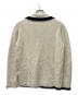 theory (セオリー) WAVE BOUCLE OW LS PULLOVE  アイボリー×ブラック サイズ:P：7000円