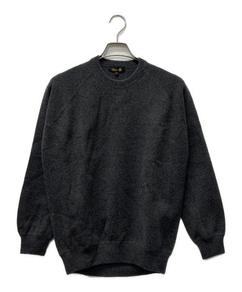 DRAWER（ドゥロワー）Drawer (ドゥロワー) ミラノ編みクルーネックプルオーバーニット セーター グレー サイズ:１の古着・服飾アイテム