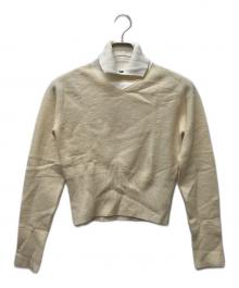 JIL SANDER（ジルサンダー）の古着「襟付きニット」｜ベージュ