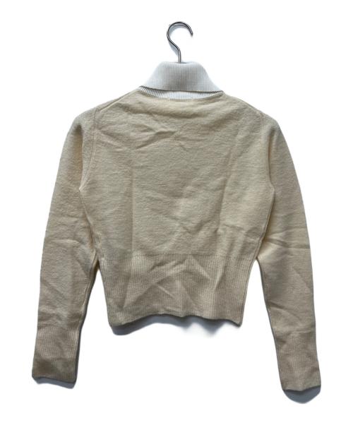 JIL SANDER（ジルサンダー）JIL SANDER (ジルサンダー) 襟付きニット ベージュ サイズ:３２の古着・服飾アイテム