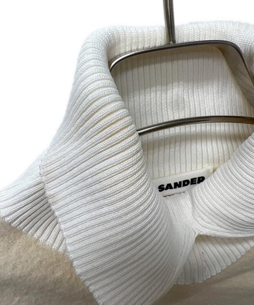 JIL SANDER（ジルサンダー）JIL SANDER (ジルサンダー) 襟付きニット ベージュ サイズ:３２の古着・服飾アイテム