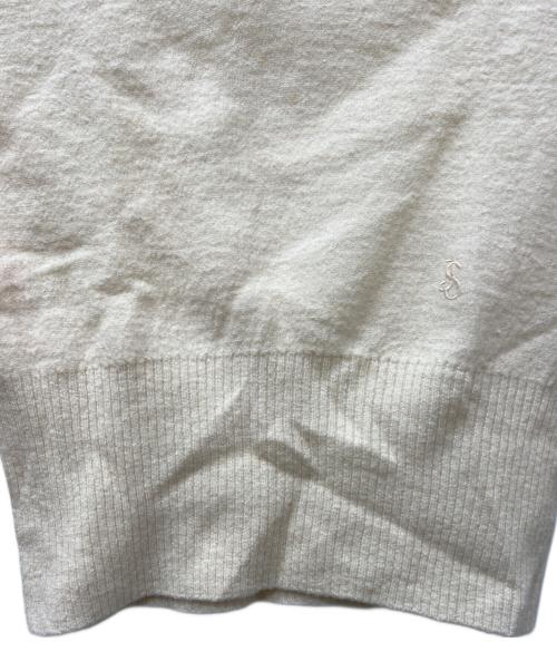 JIL SANDER（ジルサンダー）JIL SANDER (ジルサンダー) 襟付きニット ベージュ サイズ:３２の古着・服飾アイテム