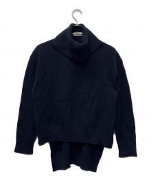 JIL SANDER（ジルサンダー）の古着「タートルネック ニット プルオーバー」｜ネイビー