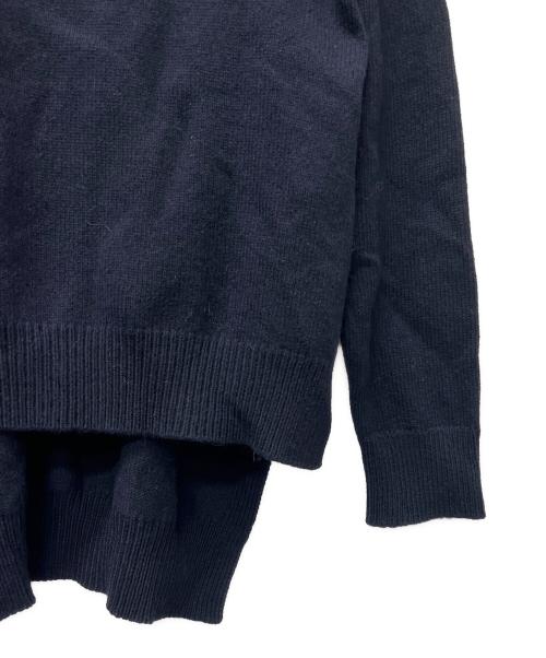 JIL SANDER（ジルサンダー）JIL SANDER (ジルサンダー) タートルネック ニット プルオーバー ネイビー サイズ:３２の古着・服飾アイテム