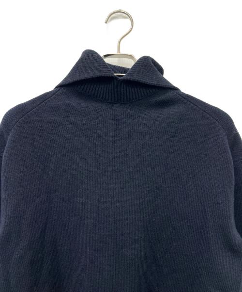JIL SANDER（ジルサンダー）JIL SANDER (ジルサンダー) タートルネック ニット プルオーバー ネイビー サイズ:３２の古着・服飾アイテム