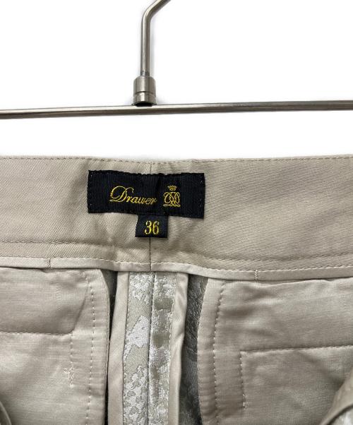DRAWER（ドゥロワー）DRAWER (ドゥロワー) パンツ ベージュ サイズ:３６の古着・服飾アイテム