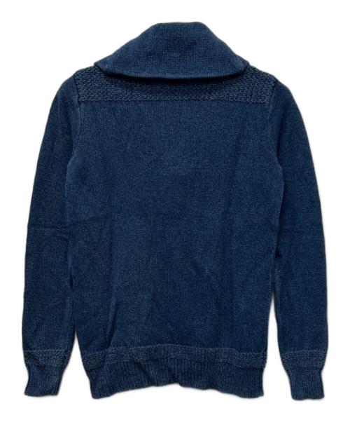 RALPH LAUREN（ラルフローレン）RALPH LAUREN (ラルフローレン) ニットカーディガン ブルー サイズ:ＸＳの古着・服飾アイテム