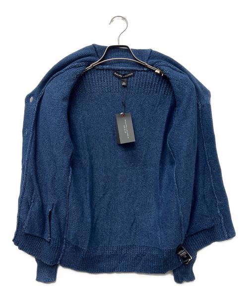 RALPH LAUREN（ラルフローレン）RALPH LAUREN (ラルフローレン) ニットカーディガン ブルー サイズ:ＸＳの古着・服飾アイテム