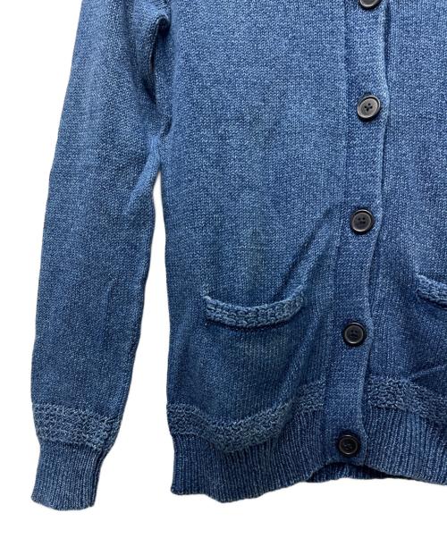 RALPH LAUREN（ラルフローレン）RALPH LAUREN (ラルフローレン) ニットカーディガン ブルー サイズ:ＸＳの古着・服飾アイテム