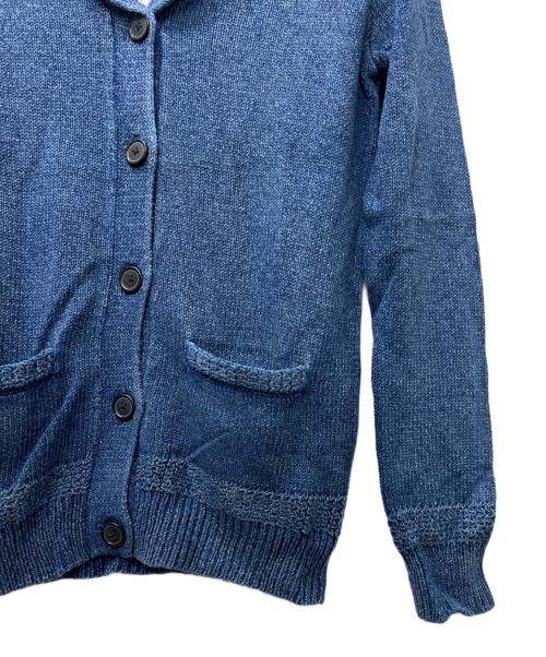 RALPH LAUREN（ラルフローレン）RALPH LAUREN (ラルフローレン) ニットカーディガン ブルー サイズ:ＸＳの古着・服飾アイテム